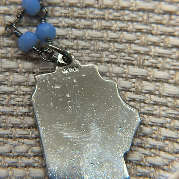 Handmade by Violette Grace State Charm Necklace Illinois #794 - Picture 3 of 5